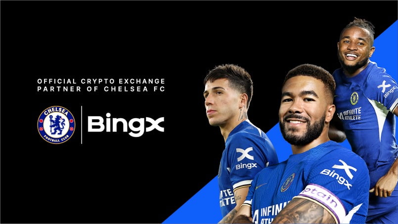 Sàn tiền điện tử BingX trở thành đối tác của CLB Chelsea
